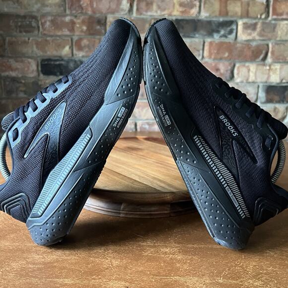 Brooks Glycerin GTS 21 Supportive Women's 7 Black Road Running Shoes Sneakers - Picture 6 of 16